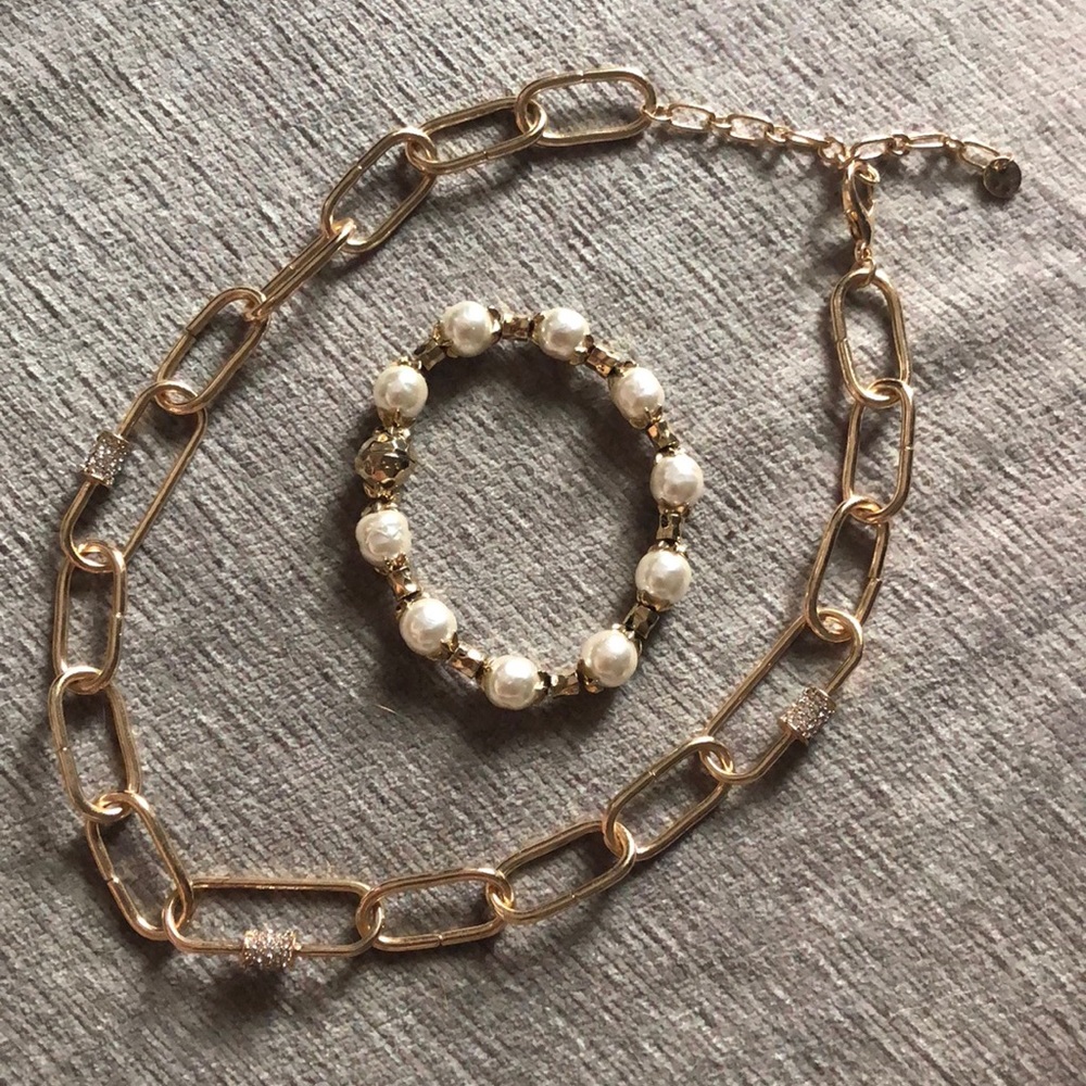 Necklace and bracelet